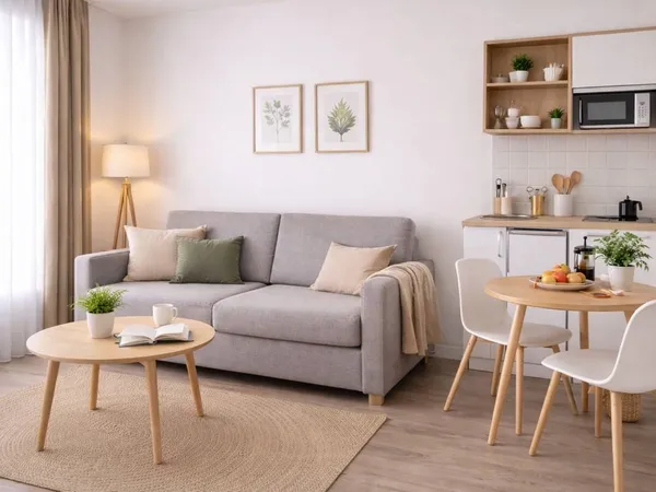 Location studio meublé - Croix des Gardes 