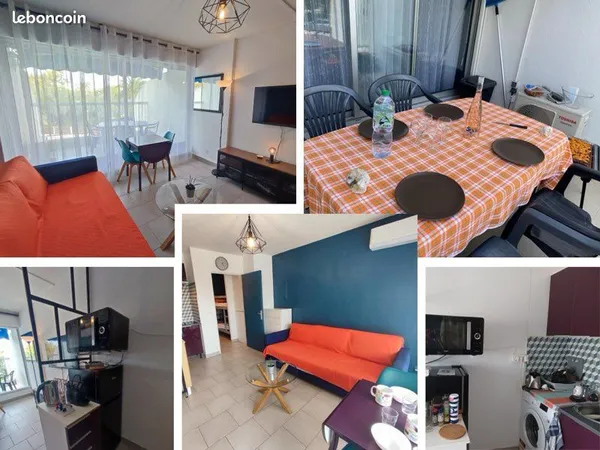 Studio 1ere ligne/ proche des plages 