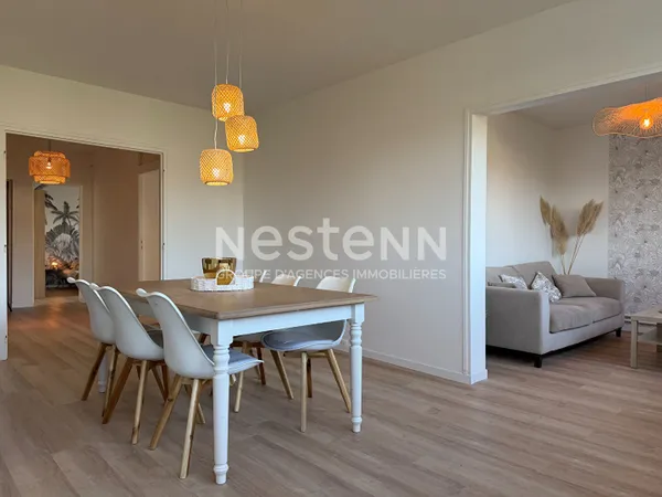 Appartement rénové - 3 chambres - Garage - 1er étage - Belleville sur Meuse 