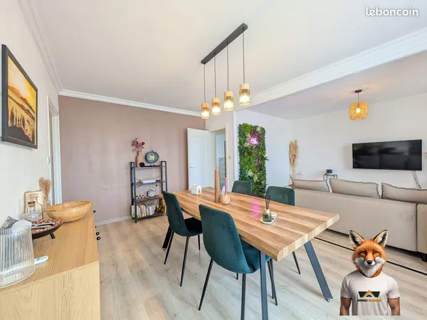 Appartement 3 pièces 59 m² 