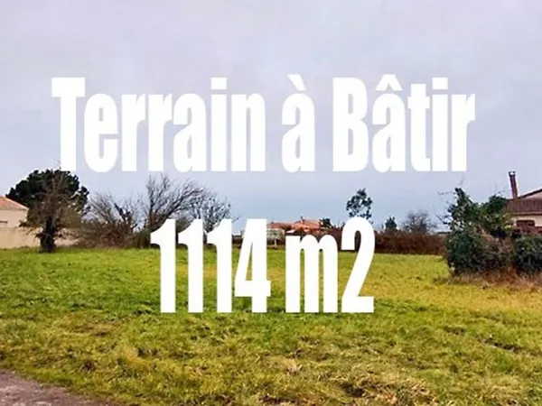 Terrain - 1114m ² 