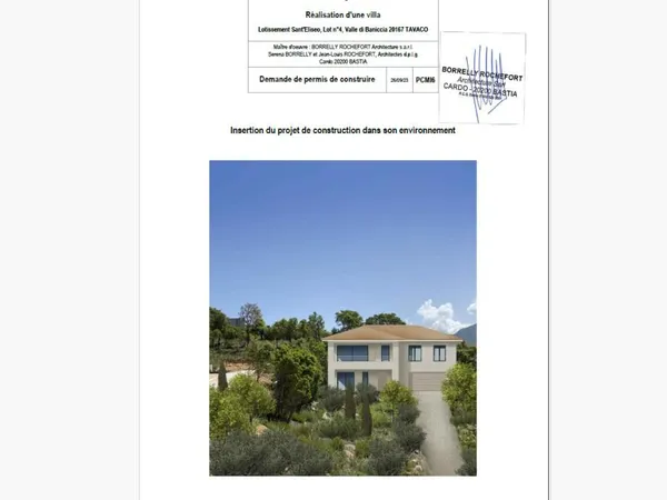 Terrain 1 000 m² Tavaco 