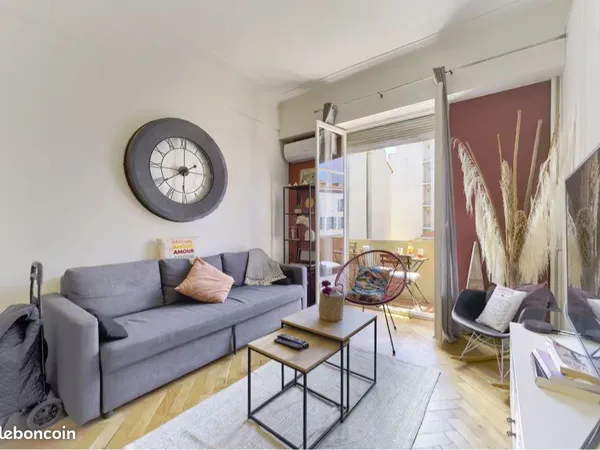 Appartement 45 m3 Nice Centre & Mer Bail Mobilité 