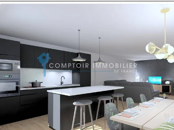 Appartement 3 pièces 57 m² 