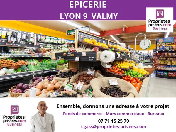 69009 LYON - ALIMENTATION, EPICERIE 140 M² 