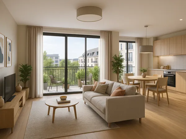 Appartement 3 pièces 58 m² 