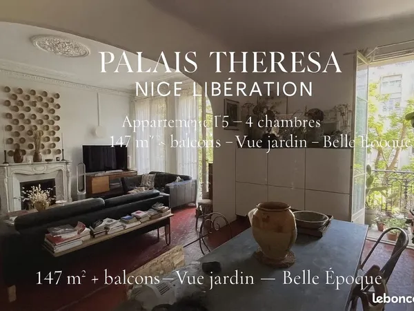 Appartement 5 pièces 147 m² 