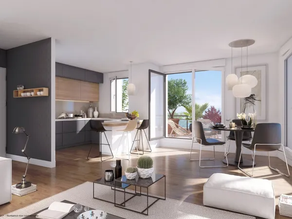 Appartement en frais réduits 1 pièce 37 m² 