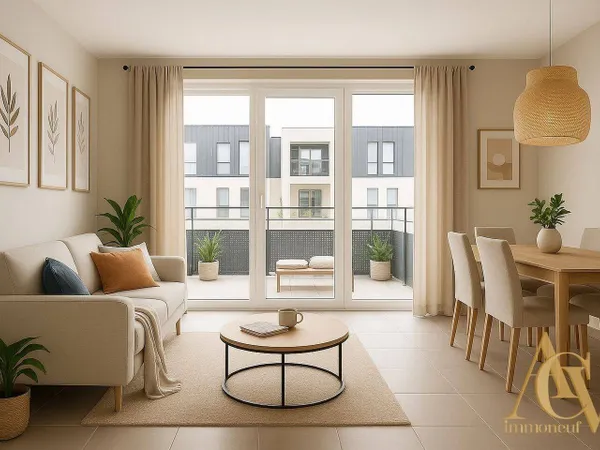 Appartement 2 pièces 38 m² 