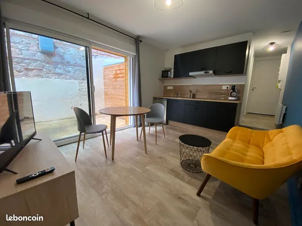 T2 meublé avec terrasse 