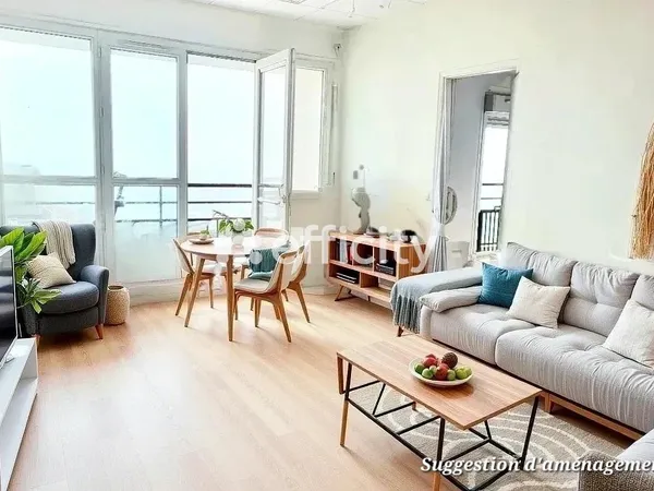 Appartement 2 pièces 43 m² 