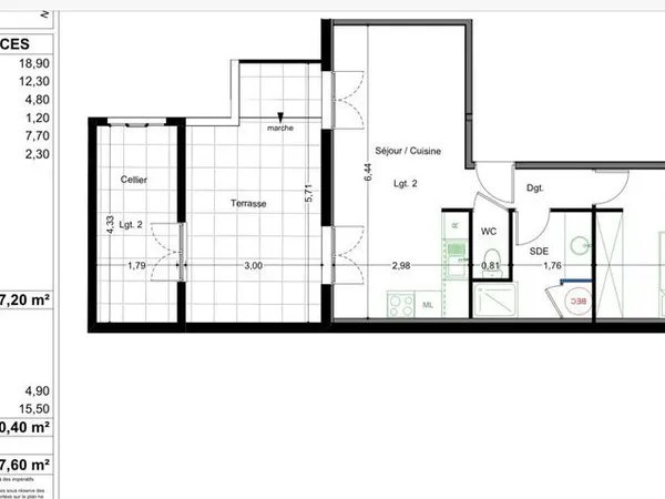 Appartement 2 pièces 