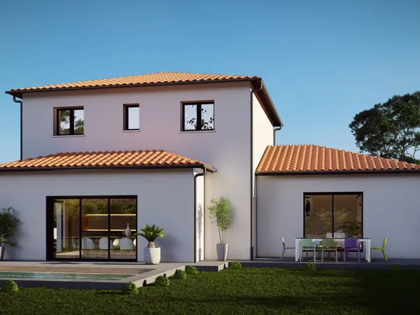 Maison à étage à Genas (69740) de 125 m² + garage de 20 m² au prix de 492 000 € 