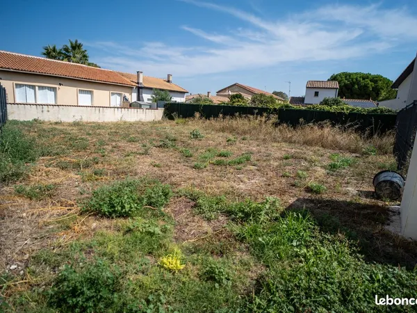 Terrain viabilisé de 315m2 