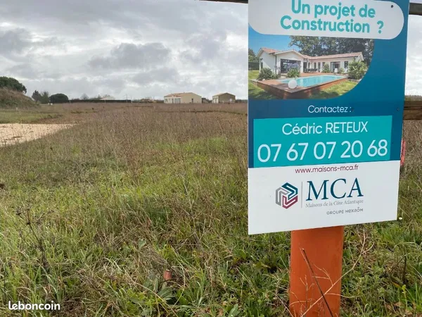 Terrain 723 m² Le Mung 