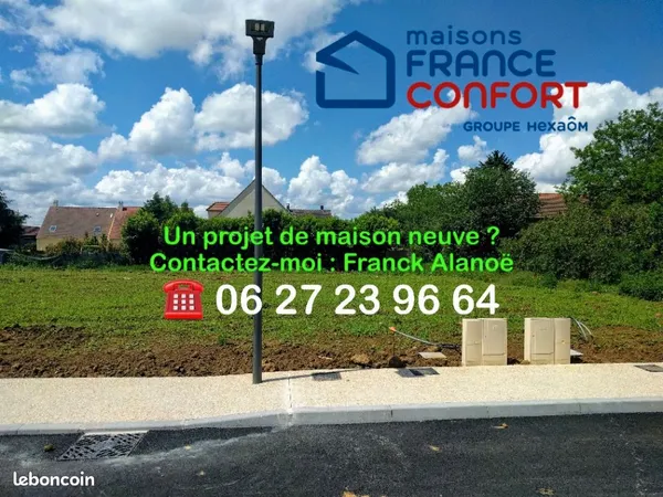 Terrain 337 m² Charly Sur Marne 