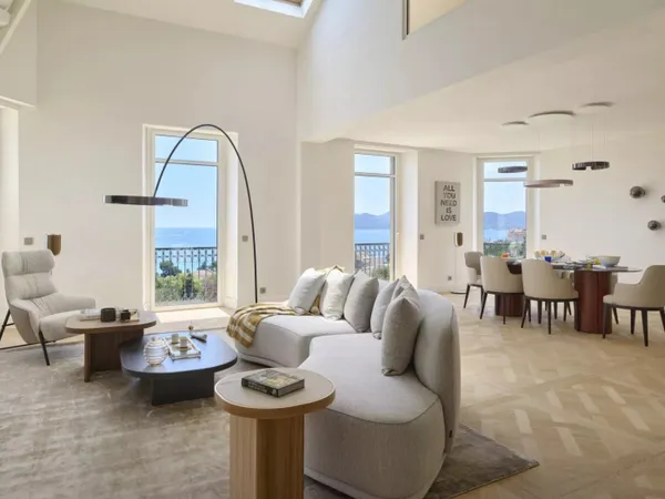 CANNES CROIX DES GARDES - MAGNIFIQUE DUPLEX DERNIER ETAGE - VUE 