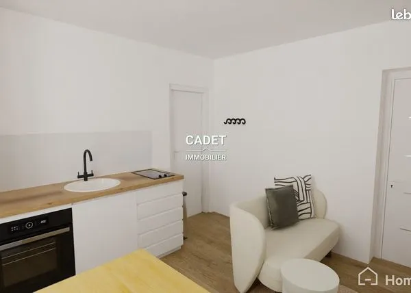 Appartement 2 pièces 19 m² 
