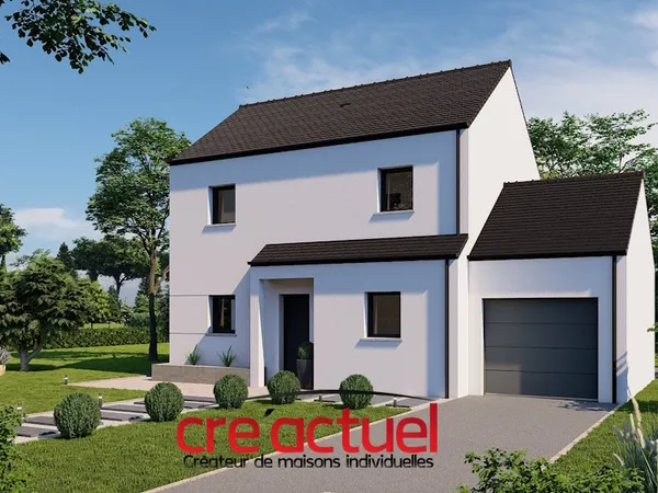 Terrain + maison 85 m² 