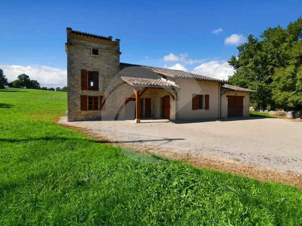 À VENDRE - Charmante maison en pierre avec pigeonnier à Bruniquel 
