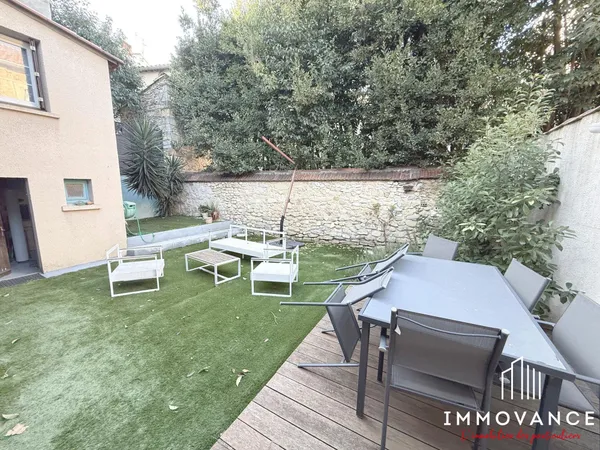 Maison de ville T5 avec jardin au coeur d'un quartier recherché 