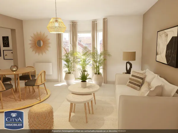 Appartement 2 pièces 50 m² 