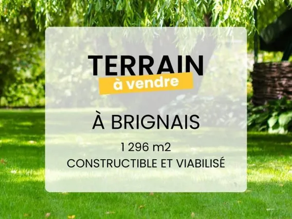 Terrain 1 296 m² Brignais 