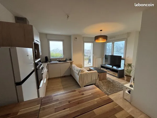 T2 meublé avec grande terrasse - Nantes Beaujoire 