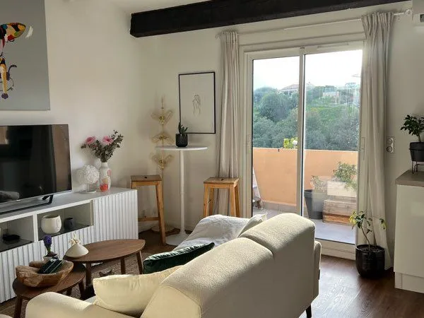 Vente T2 hauteurs de Cagnes sur mer 