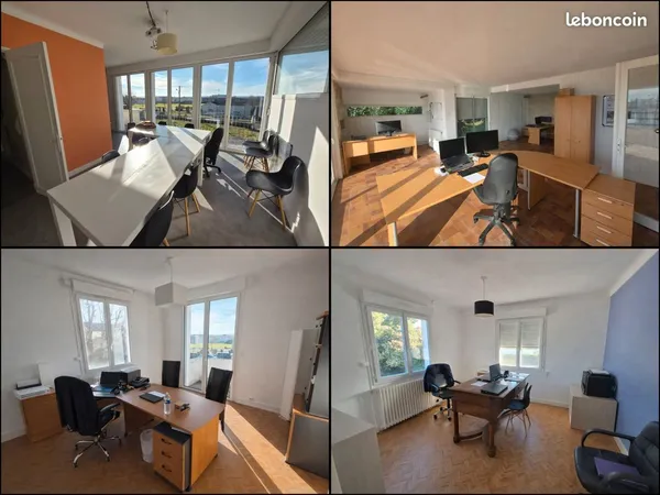 Maison / bureaux lumineux 155m²- Beau potentiel - Proche de toute commodités 
