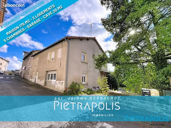 Maison de ville 6 pièces 176 m² 