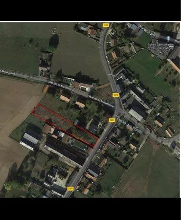 Terrain à vendre - Catigny (60640) 2277m² 