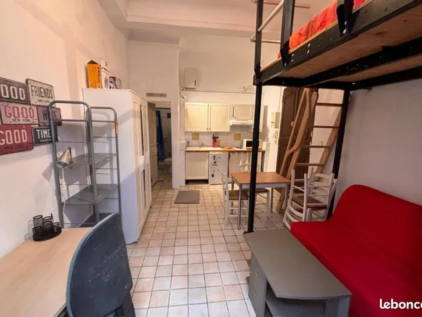 Studio 22m² avec mezzanine - Centre Aix - Rue Portalis - Meublé - 598 CC 