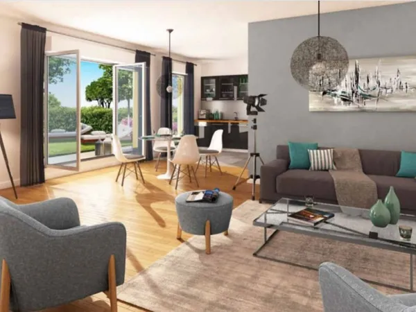 Appartement en frais réduits 2 pièces 45 m² 