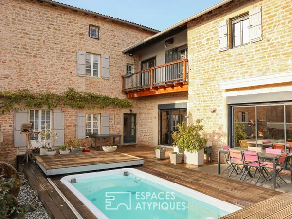 Charme et design contemporain au coeur du Mâconnais 