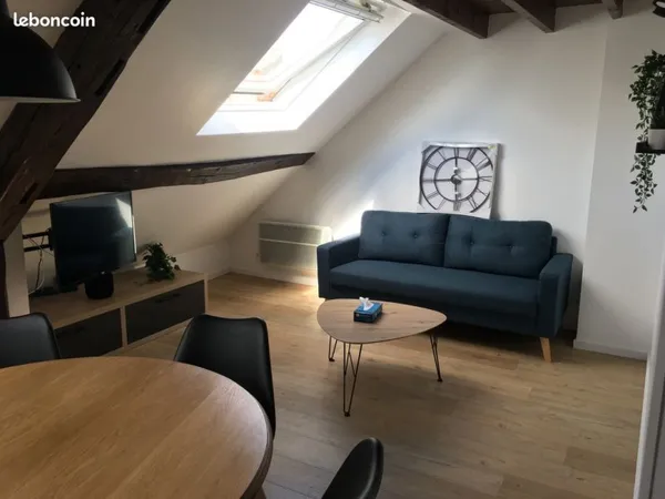 Appartement T3 en duplex hyper centre quartier historique