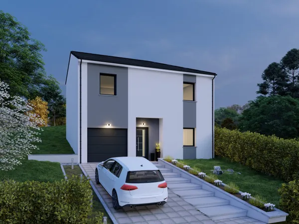 Terrain + maison 117 m² 