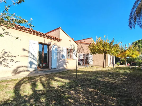 CABESTANY A vendre ensemble immobilier composé de 2 maisons, 194m² au total, sur 573m² de terrain 