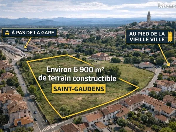 Terrain 6 893 m² Saint Gaudens 