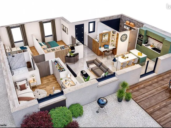 Maison 5 pièces 73 m² 