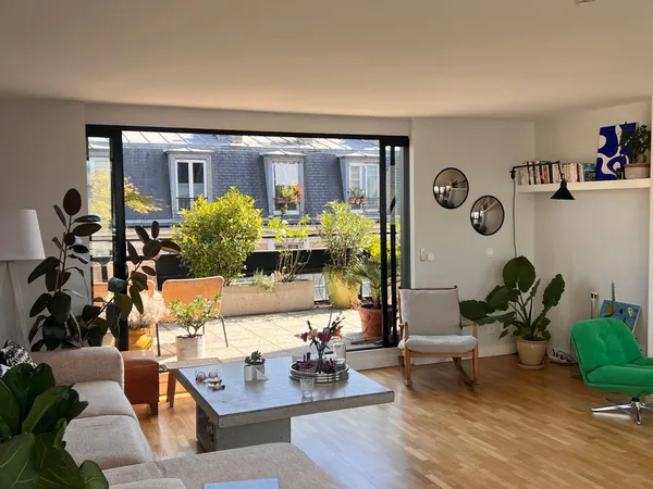 Loue chambre dans colocation - Guy Môquet 130m² - terrasse et toit terrasse (femme recherchée) 