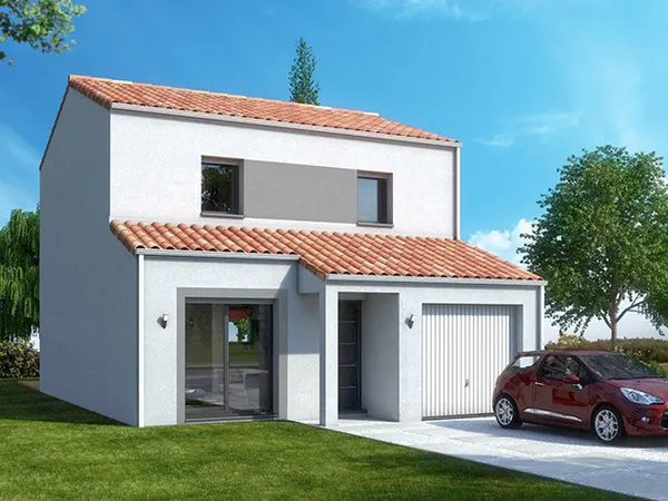 Terrain + maison 80 m² 