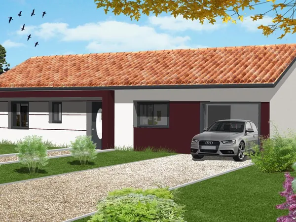 Terrain + maison 85 m² 