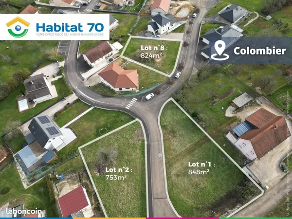 Terrain 753 m² Colombier 