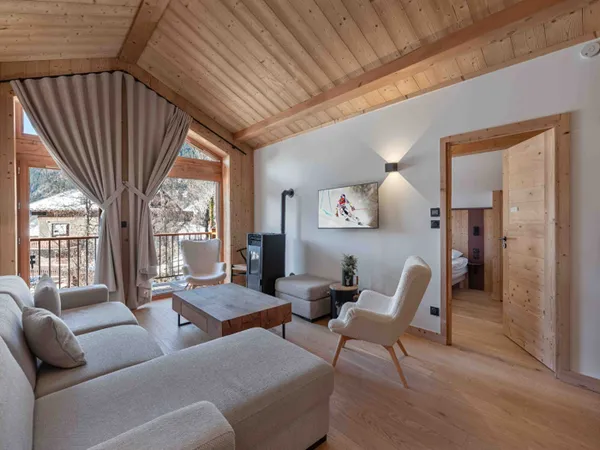 Appartement neuf 3P + cabine - Vue montagne et balcon ouest 