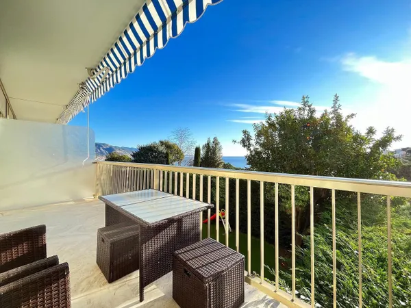 Appartement 2 pièces vue mer Roquebrune-Cap-Martin 