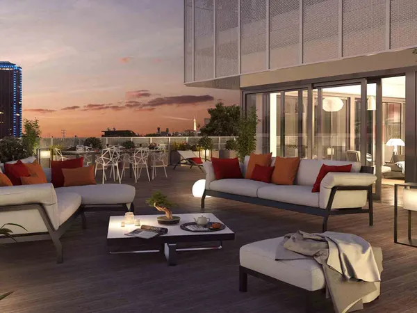 Appartement luxueux 5 pièces 4 chambres avec très grande terrasse 