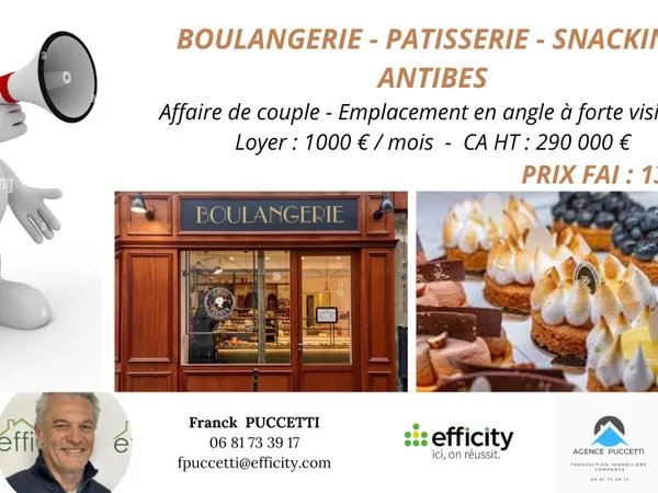 Fonds de commerce 80 m² 