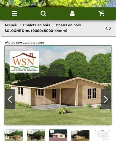 Chalet en bois 72m2 en kit 