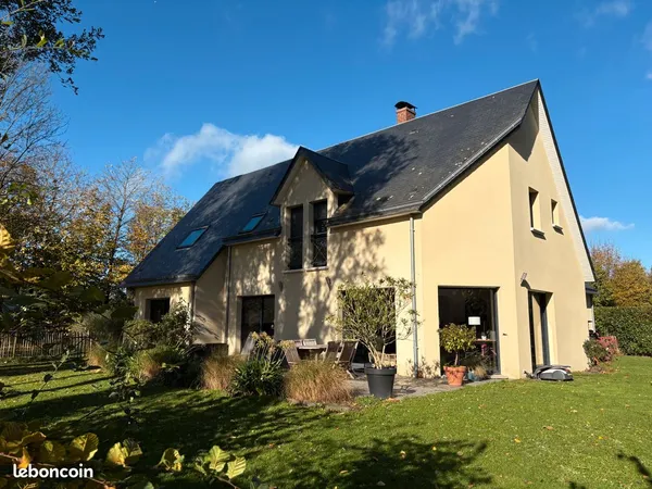 Maison contemporaine, sans vis à vis, à Gonneville sur Honfleur 